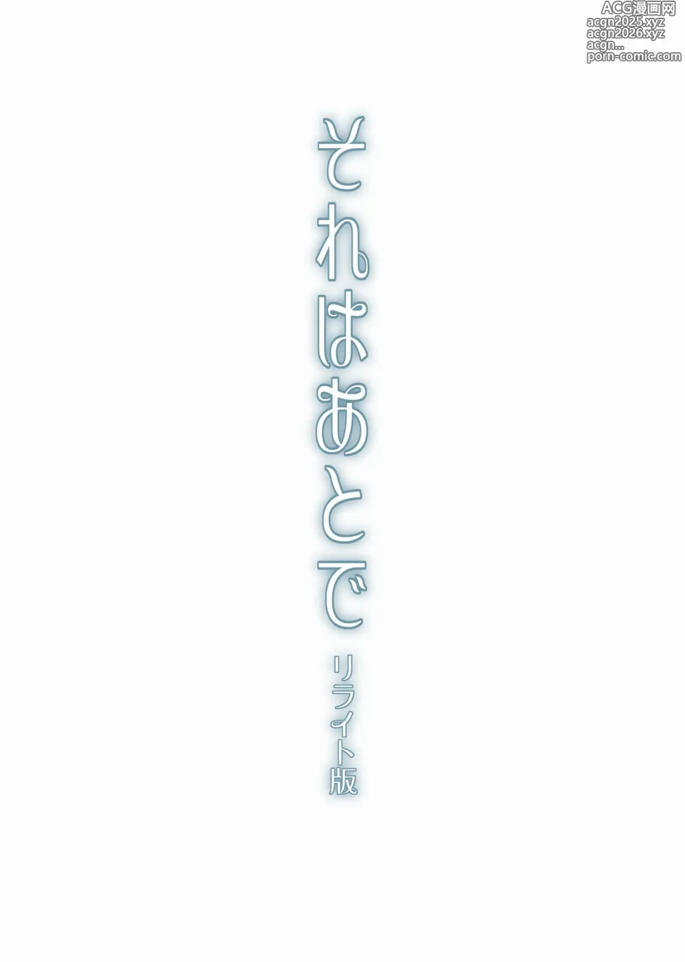 Page 3 of doujinshi Sore wa Atode