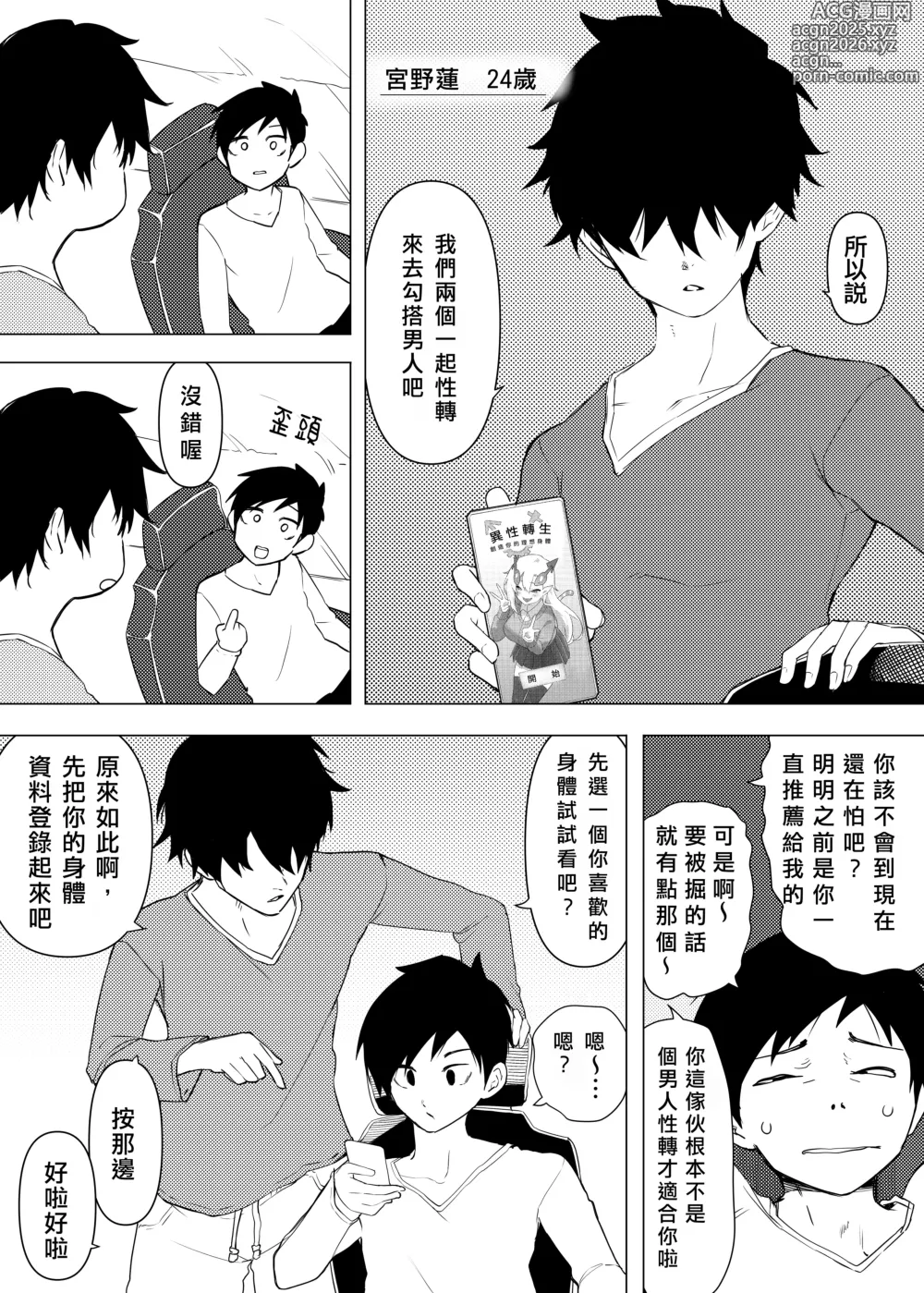 Page 3 of doujinshi 異性轉生 III 變身成理想的身體