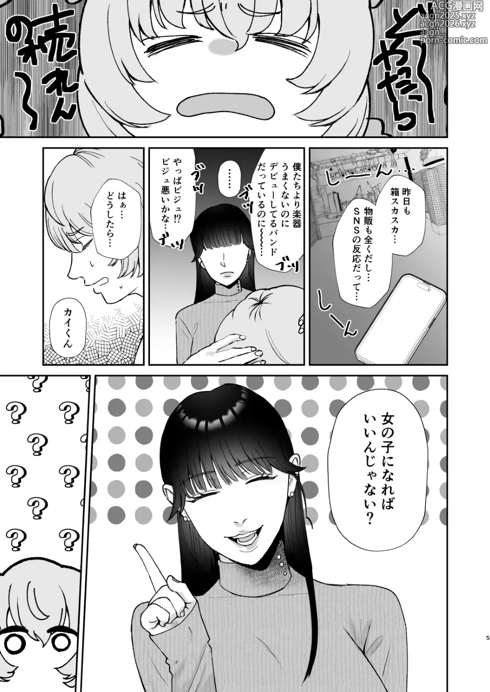 Page 5 of doujinshi Mazo Ga Daikoubutsu Na Oneesan No Chikubi Choukyou