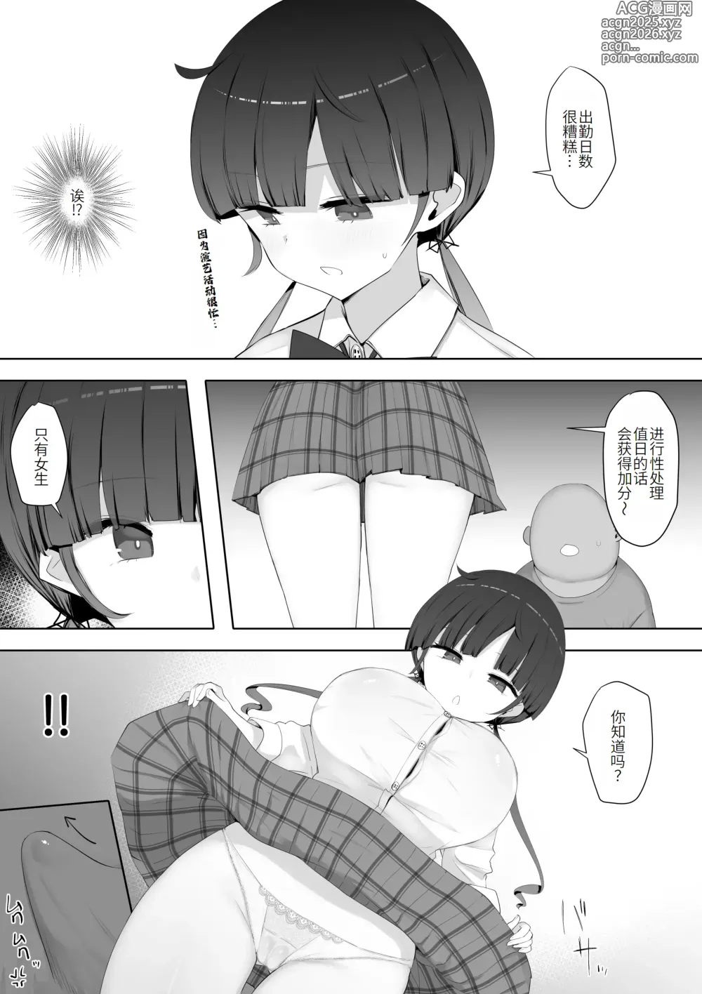 Page 32 of doujinshi Class no Joshi ga Seishori Touban de Omanko Tsukawasete Kureru Node Futoukou ga Naorimashita
