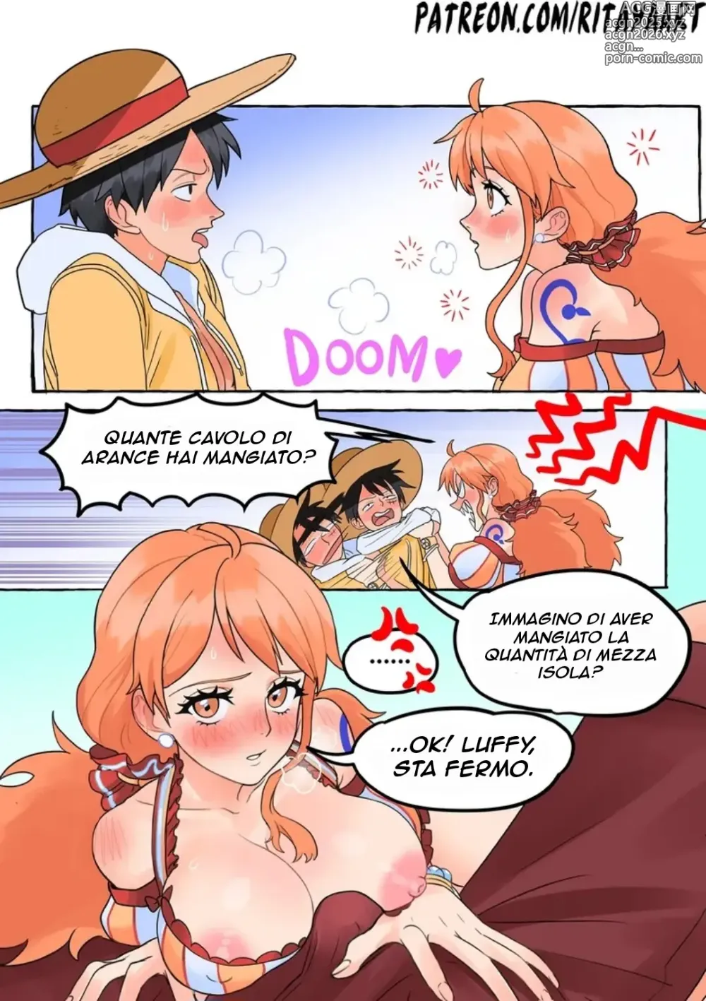 Page 6 of doujinshi Incidente sullisola delle arance (decensored)
