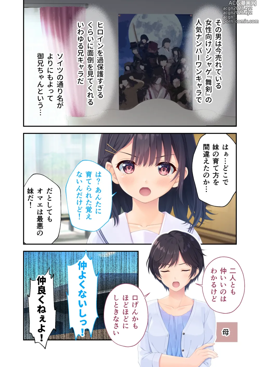 Page 8 of doujinshi Gaman Ga Dekinai Doutei Aniki To Sunao Ni Narenai Hankou Imouto ~Futsuu No Namaiki Imouto Ruuto~