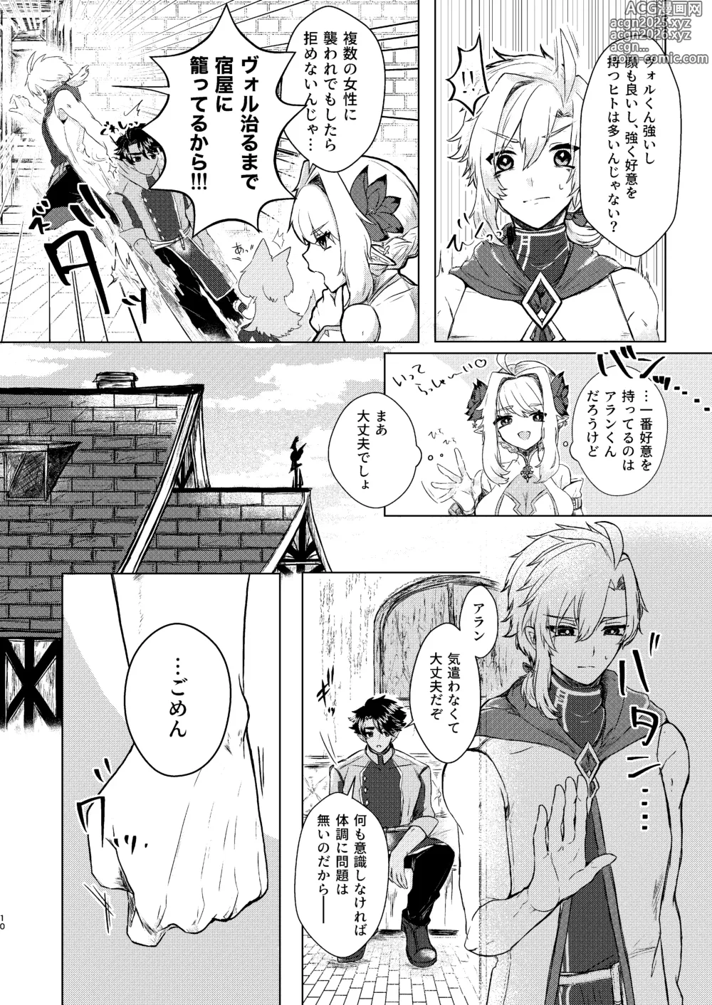 Page 8 of doujinshi Seme ni Inmon ga Tsuku Hanashi