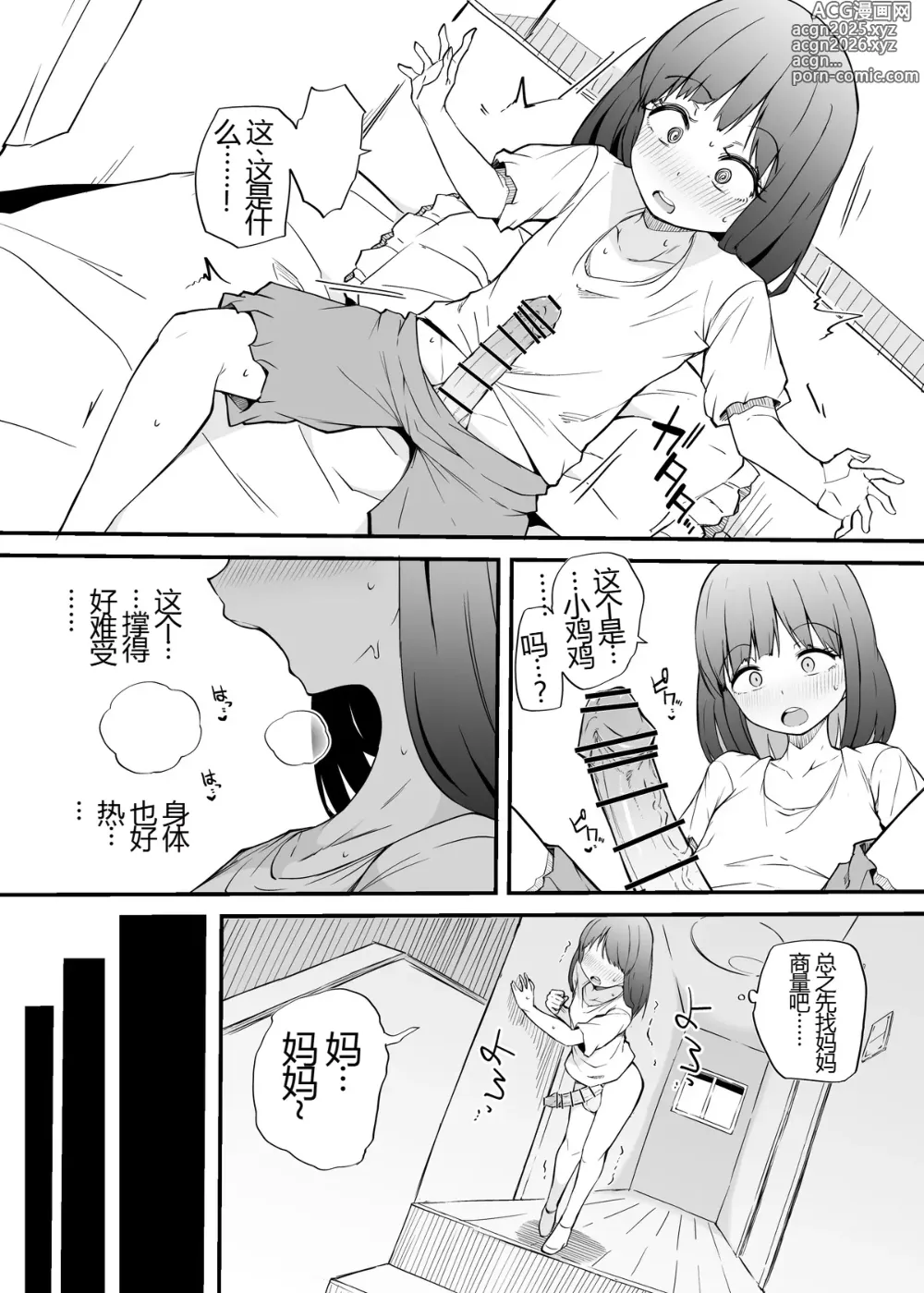 Page 2 of doujinshi Asa Okitara Futanari ni