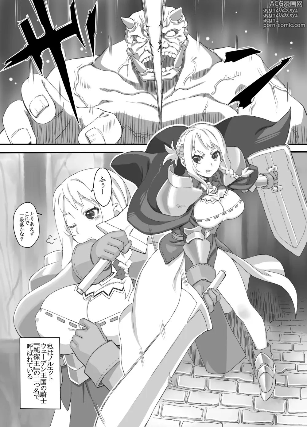 Page 2 of doujinshi knight01