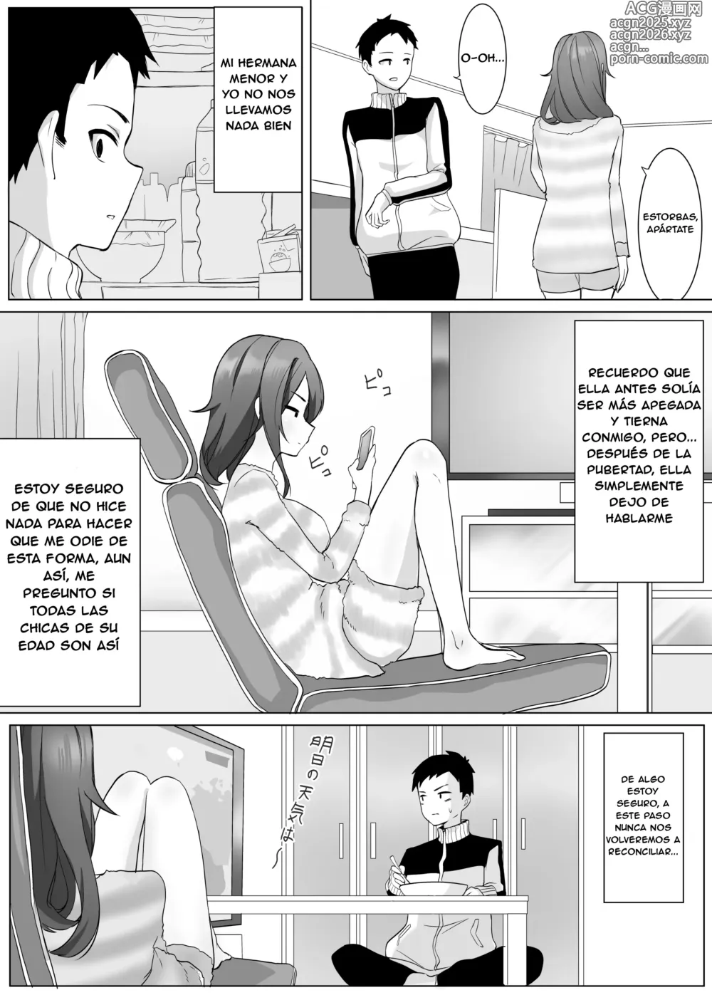 Page 3 of doujinshi ¿Cambié de lugar con mi hermana menor con la que no me llevo nada bien? ¡Déjalo todo en manos de tu hermano!