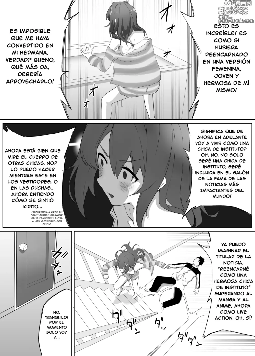Page 10 of doujinshi ¿Cambié de lugar con mi hermana menor con la que no me llevo nada bien? ¡Déjalo todo en manos de tu hermano!