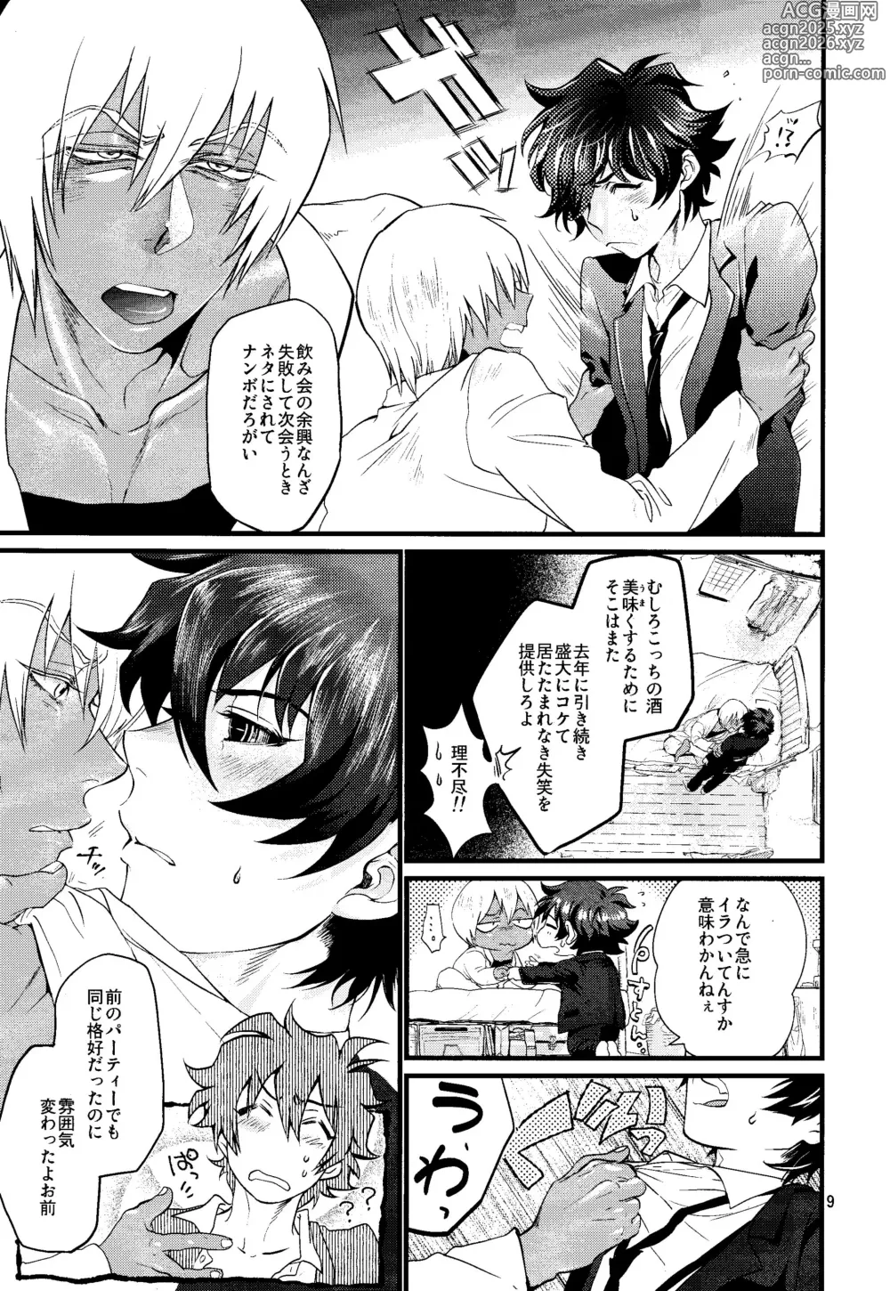 Page 8 of doujinshi Nameru na nante iwanaide