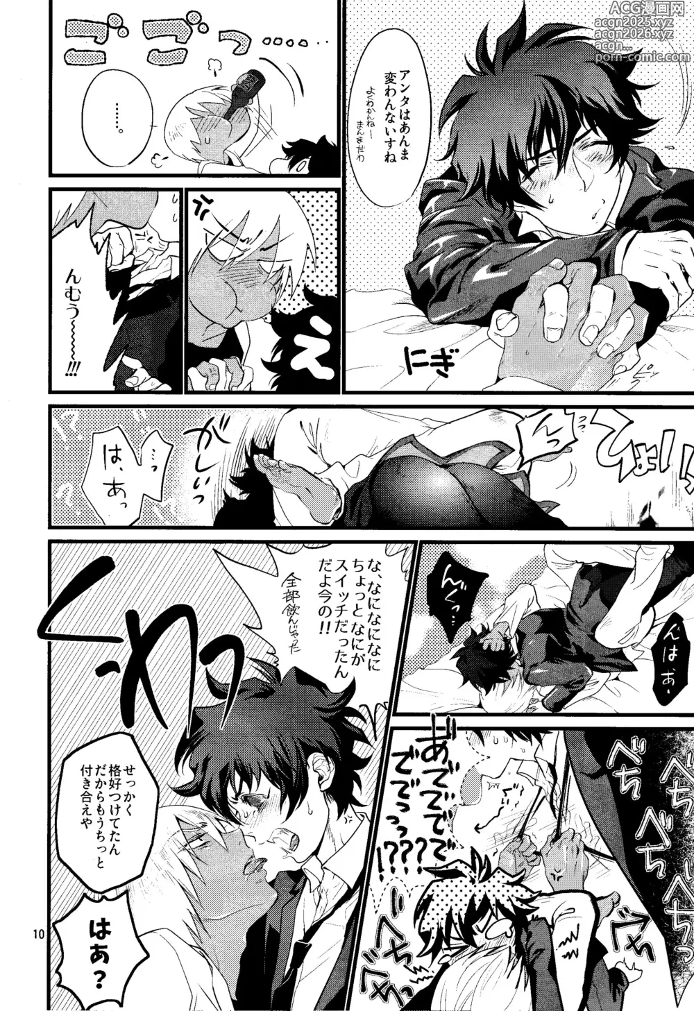 Page 9 of doujinshi Nameru na nante iwanaide
