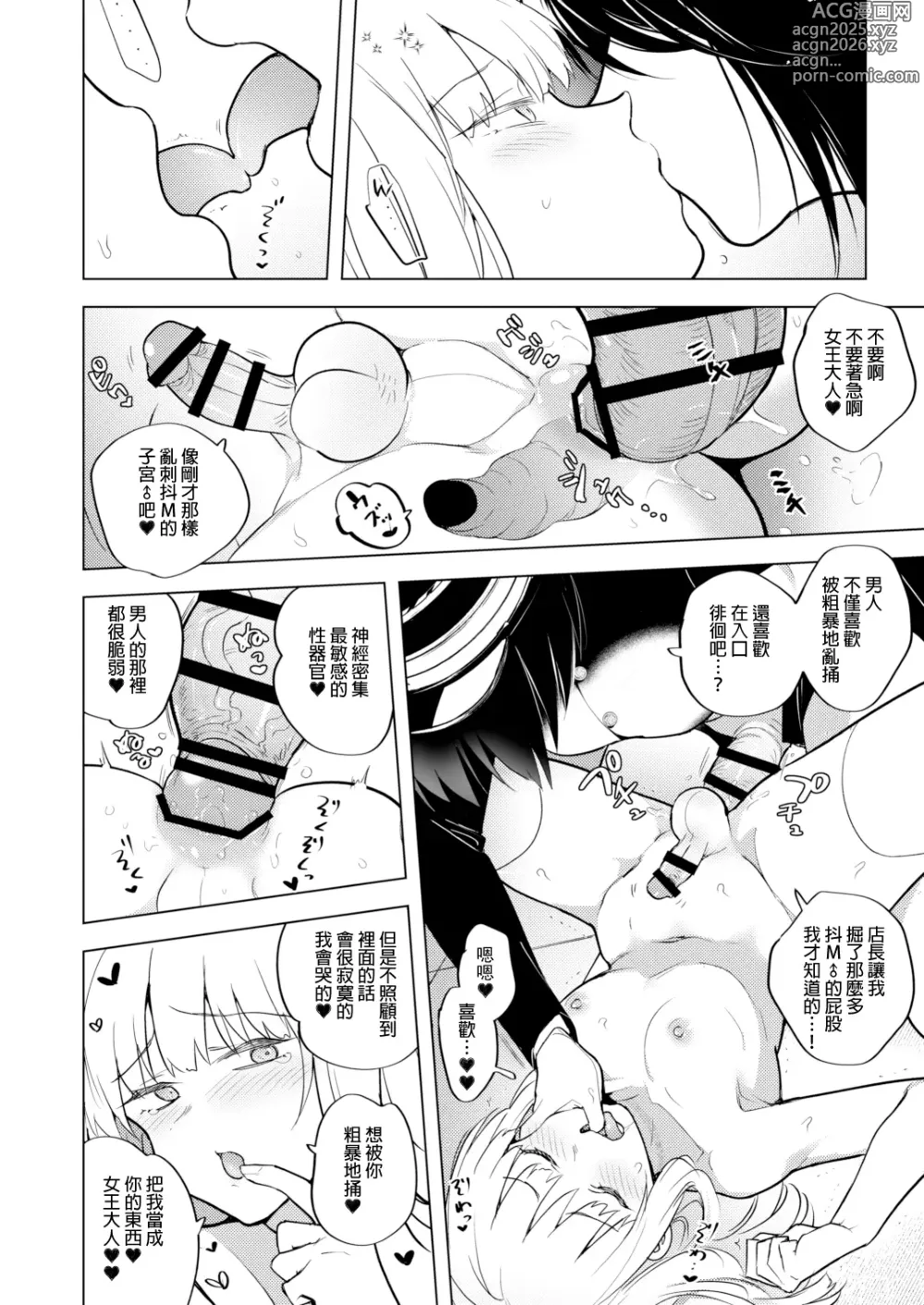 Page 29 of doujinshi Tekisei 0 no Futanari Joou-sama 2 -Mouretsu! Love Love Gyaku Anal Mugen Zangyou Jigoku-