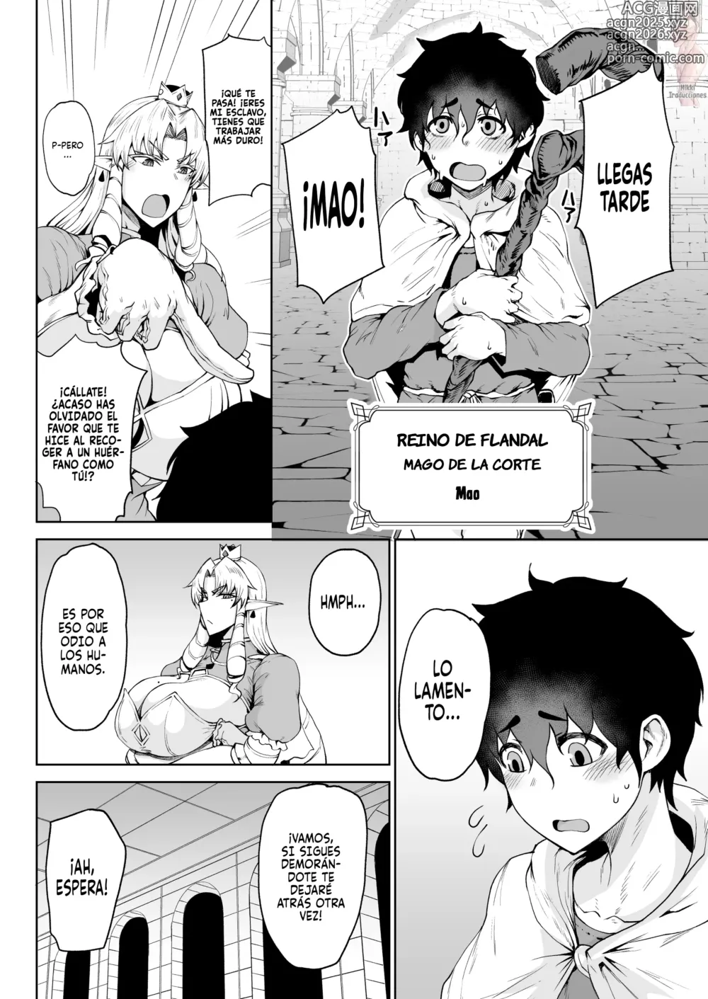 Page 3 of doujinshi Ouken Sandatsu ~Ochinpo Ippon de Oukoku Houkai Oukyuu wa Chinpo no Yuenchi~ Usurpación del Poder Real~ El Palacio Real se Convierte en un Parque de Diversiones para Penes~