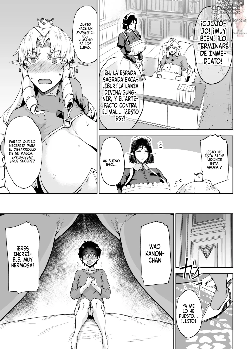 Page 28 of doujinshi Ouken Sandatsu ~Ochinpo Ippon de Oukoku Houkai Oukyuu wa Chinpo no Yuenchi~ Usurpación del Poder Real~ El Palacio Real se Convierte en un Parque de Diversiones para Penes~