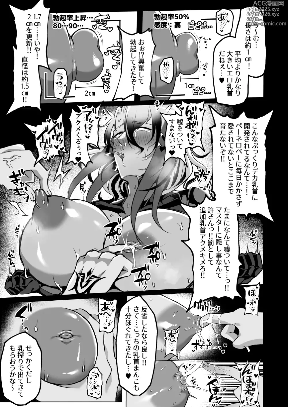Page 10 of doujinshi Aisai-ka deka chichi chishō ♂ no chikubi o mederu hon