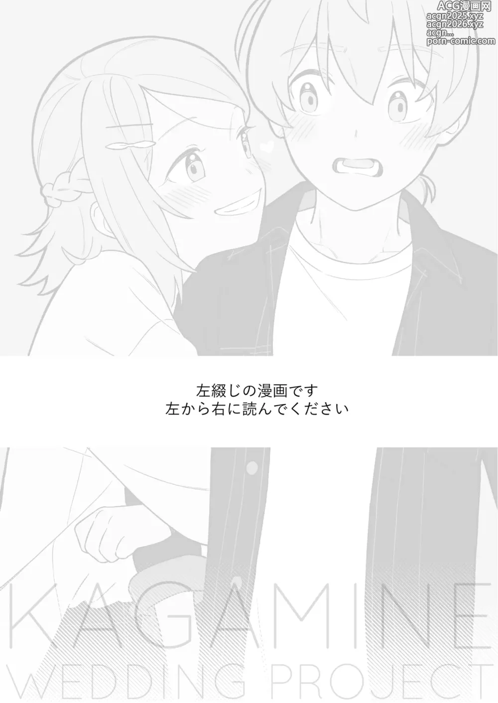 Page 2 of doujinshi KAGAMINE WEDDING PROJECT 2