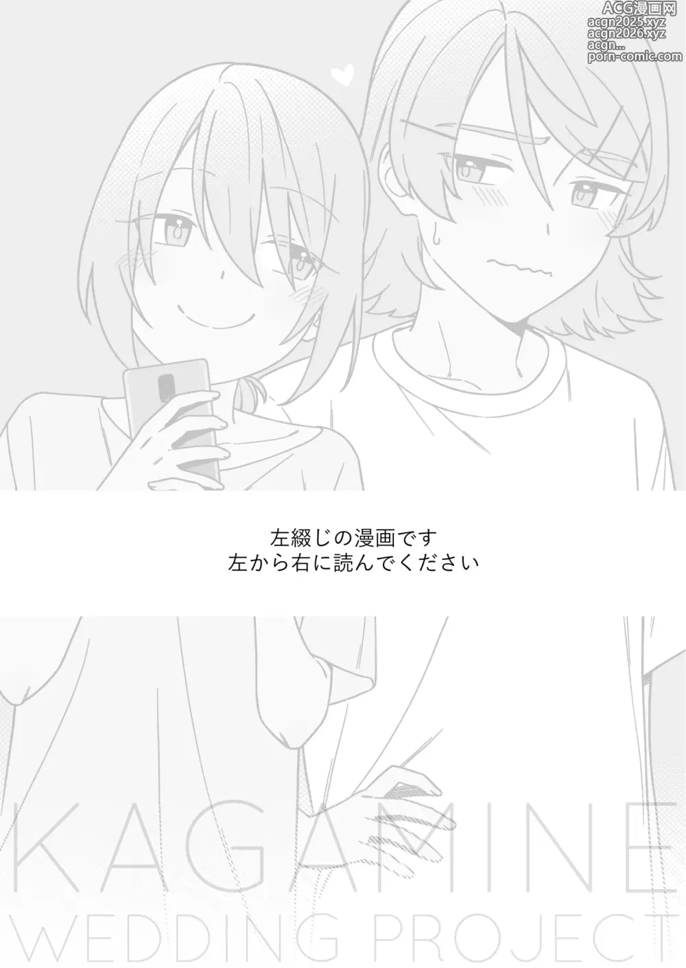 Page 2 of doujinshi KAGAMINE WEDDING PROJECT 3