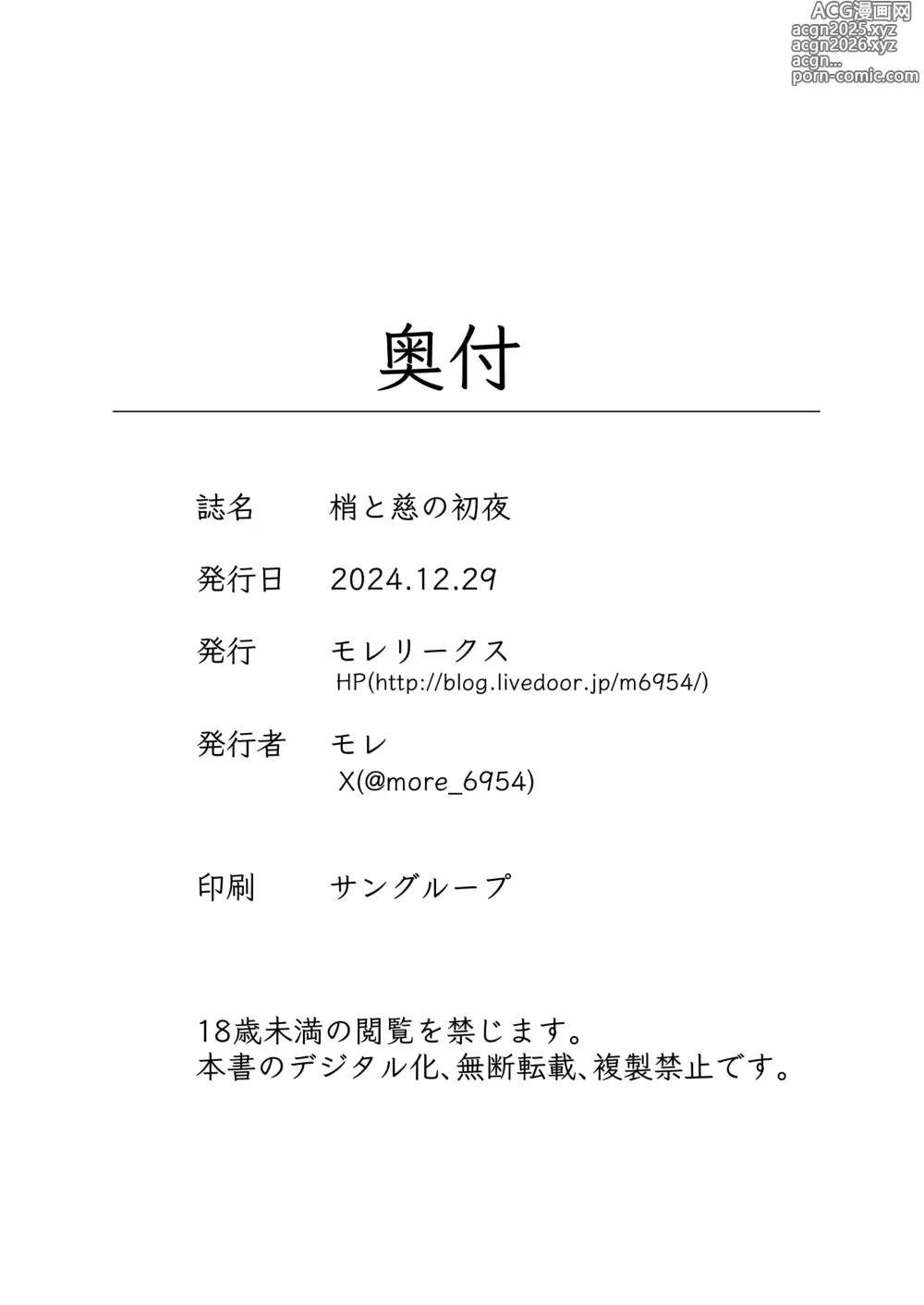 Page 47 of doujinshi Kozue to Megumi no Shoya