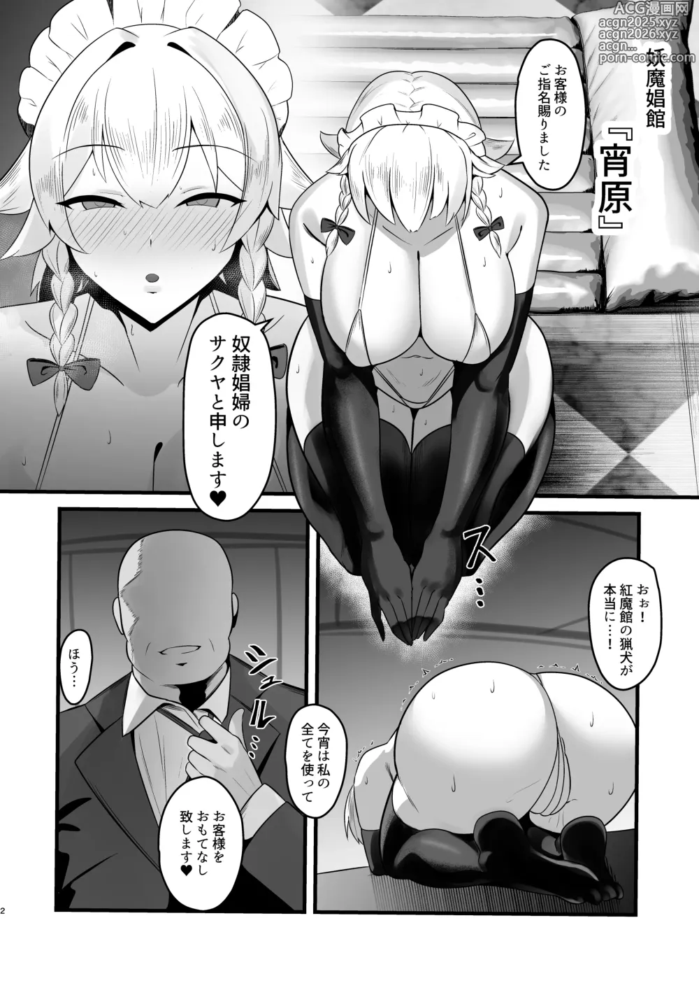 Page 3 of doujinshi Taimanin  Sakuya ~Dorei Shoukan Yoihara Hen~