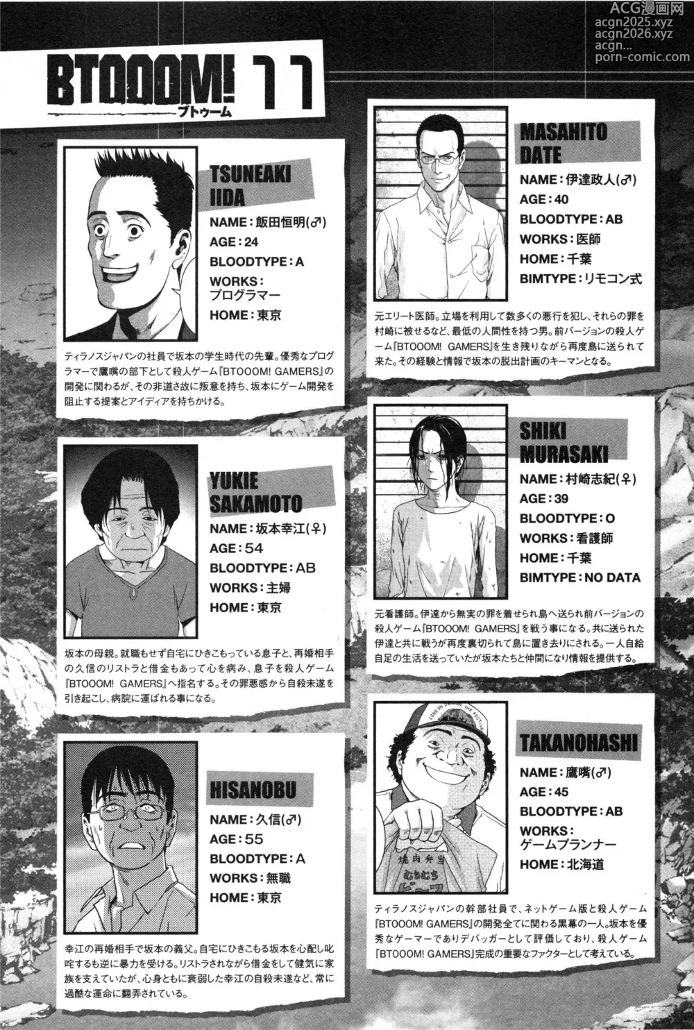 Page 13 of manga Btooom v11