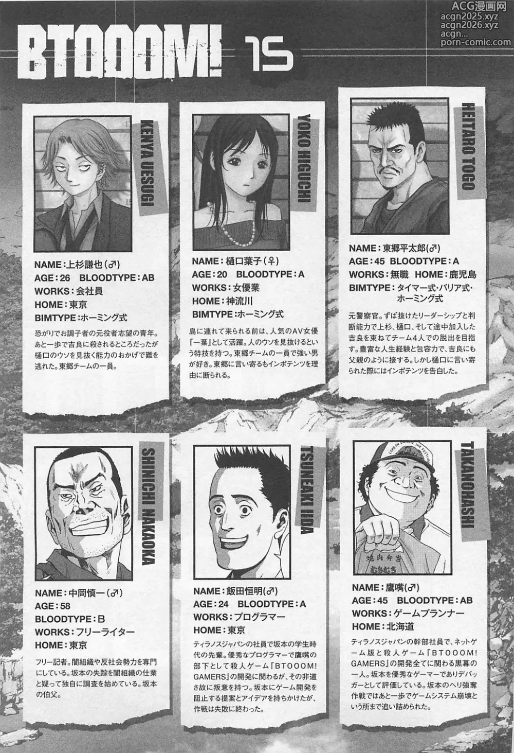 Page 5 of manga Btooom v15