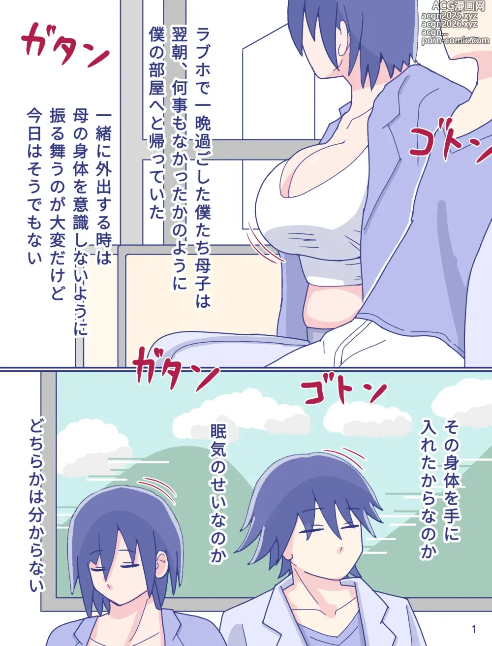 Page 2 of doujinshi Kaa-san to Omoide no Shimapan2