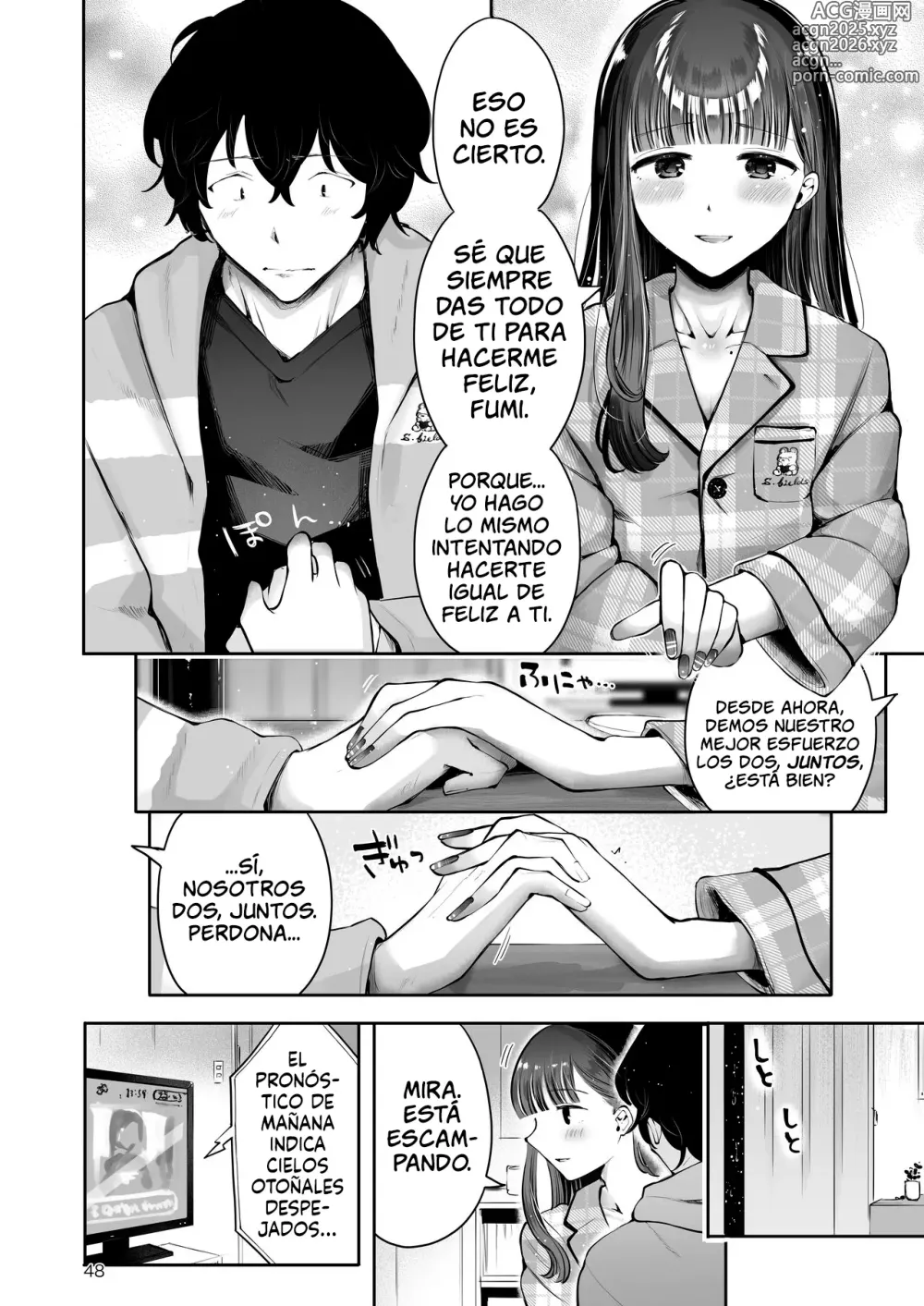 Page 46 of doujinshi Akisame Mabara ni Natte