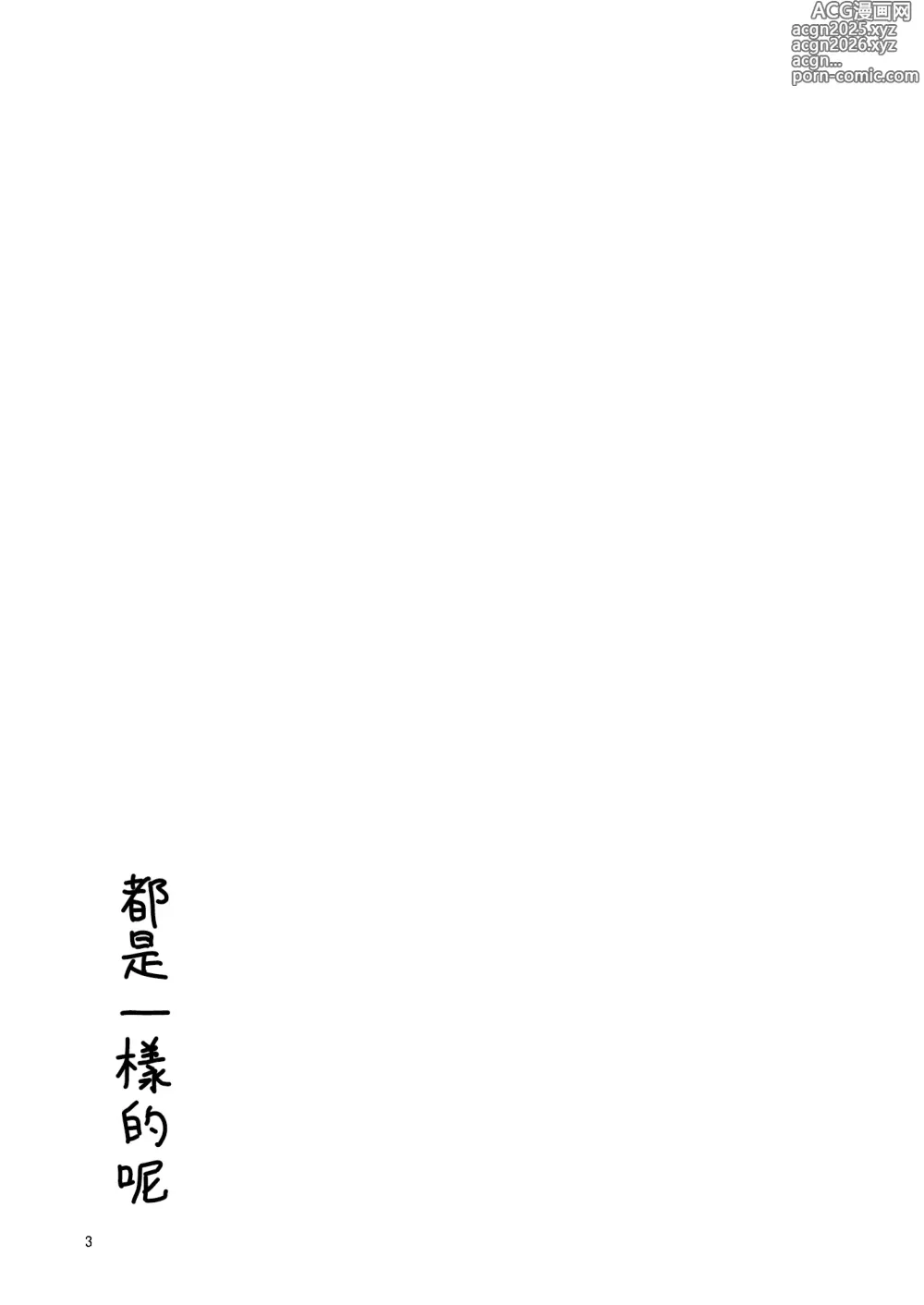 Page 3 of doujinshi Onaji desu ne