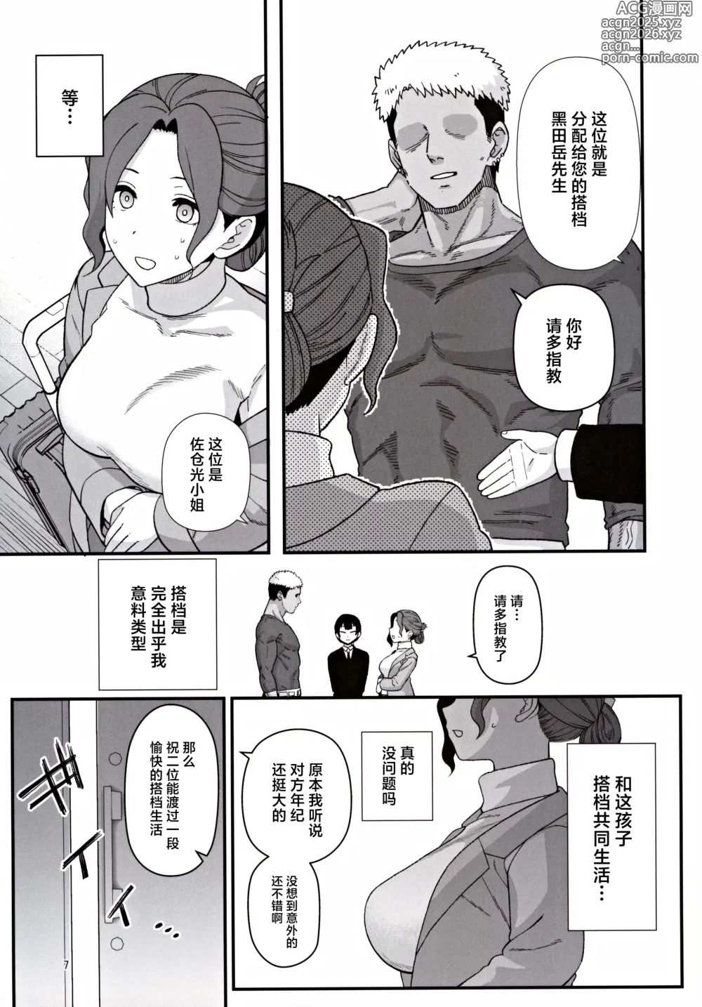 Page 8 of doujinshi Shoushika Taisaku Partnership ni Erabarete Shimatta Haha to Osu