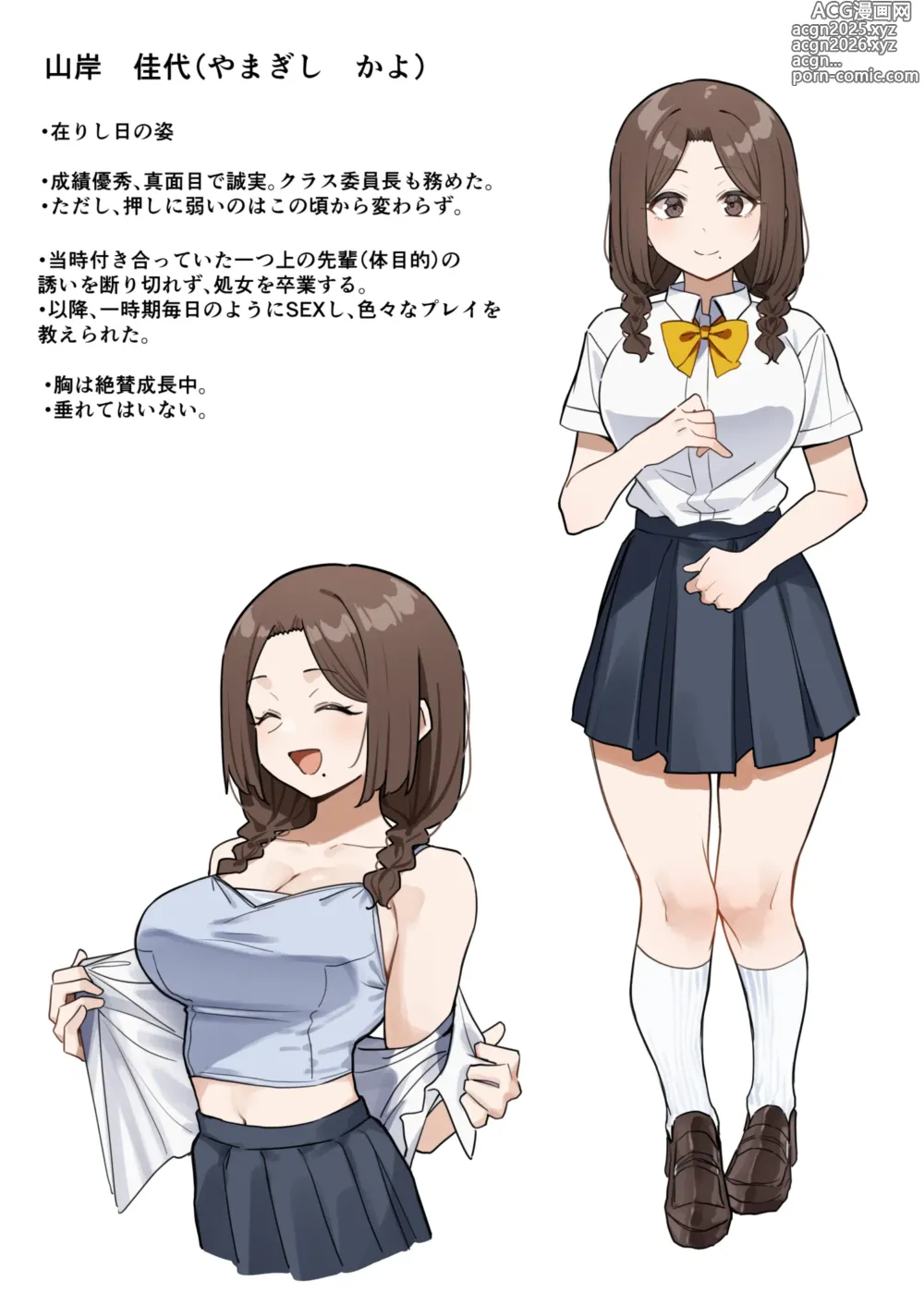 Page 2 of doujinshi 大人気な先生 人物設定と相関図