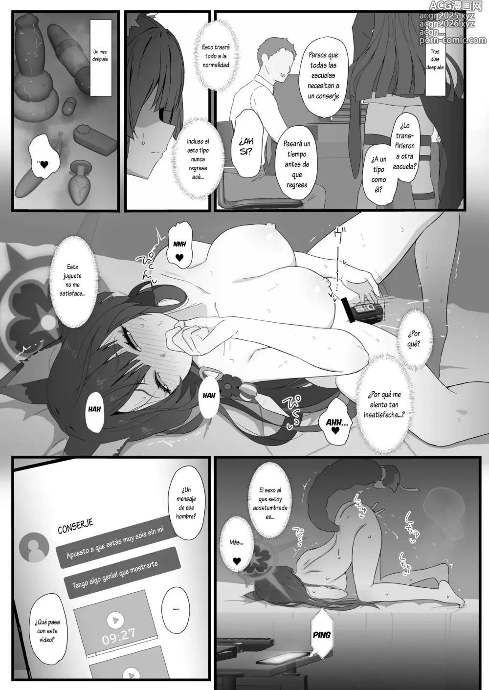 Page 10 of doujinshi Wakamo y el Enérgico Intendente de Mediana Edad
