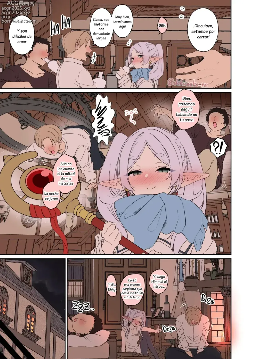 Page 2 of doujinshi Frieren Tiene una Mala Noche Completo