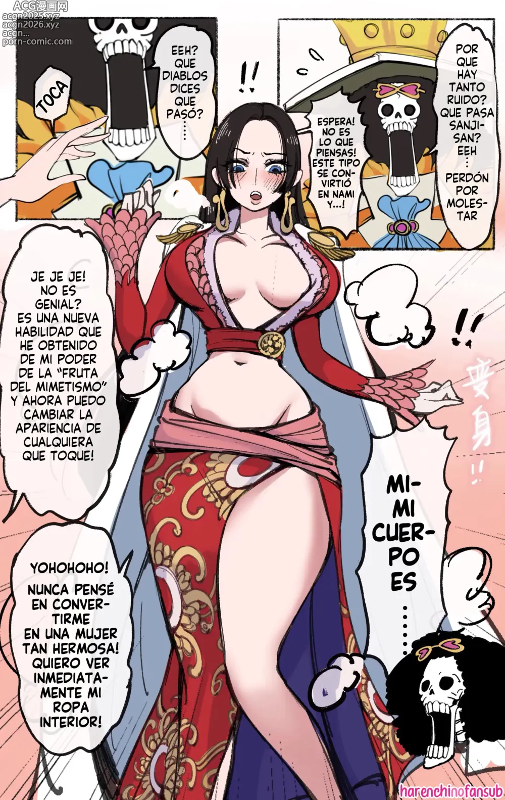 Page 5 of doujinshi One Piece: El Despertar de la Transformación 01