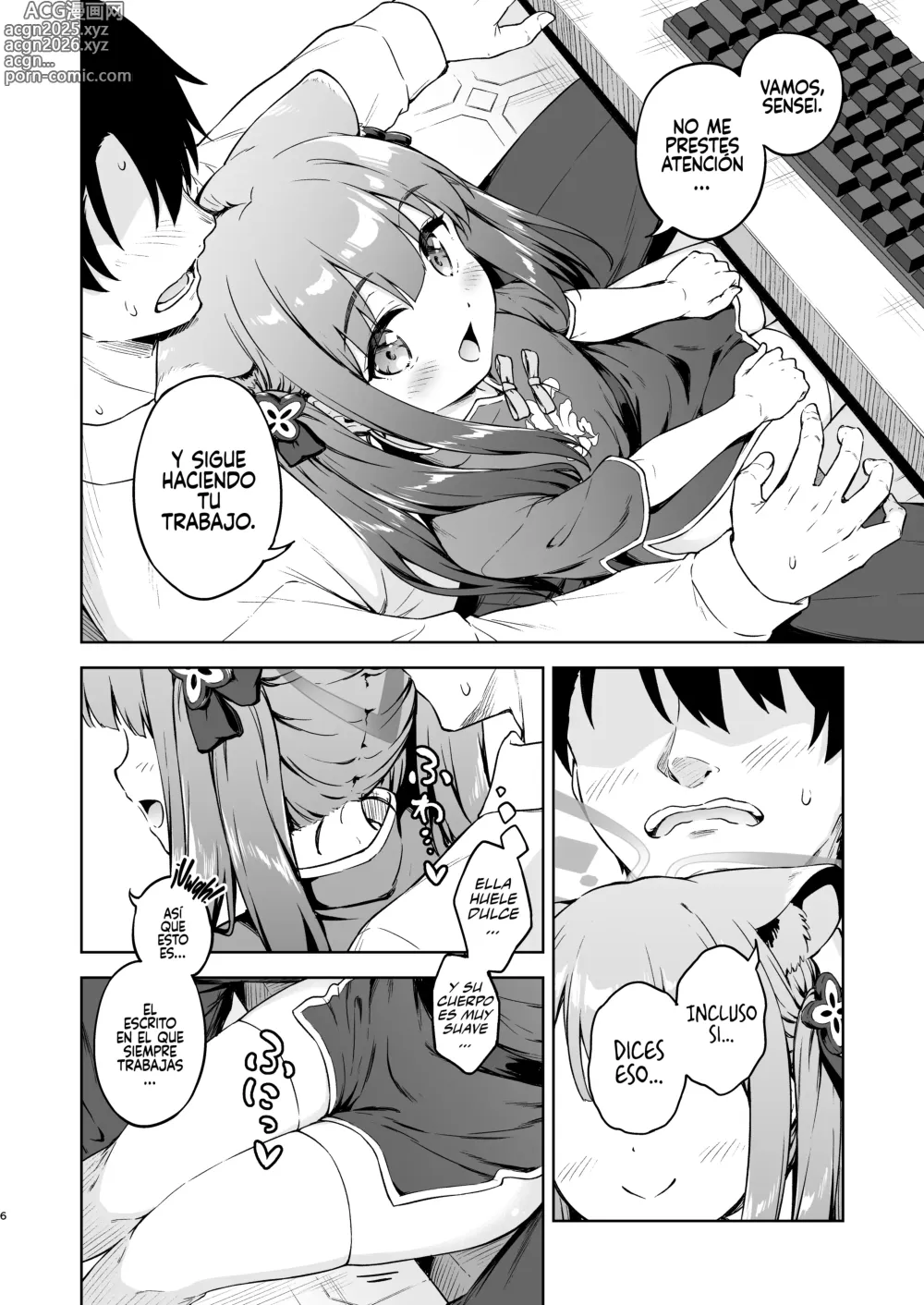 Page 7 of doujinshi Sensei, ¿Podrías consentirme por favor?