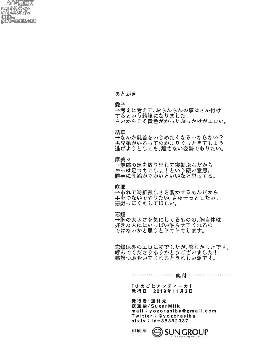 Page 13 of doujinshi Himegoto LAntica