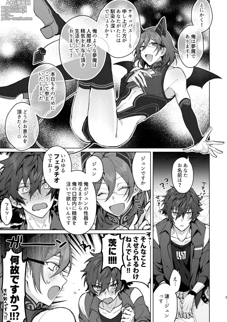 Page 4 of doujinshi Succubus Panic!