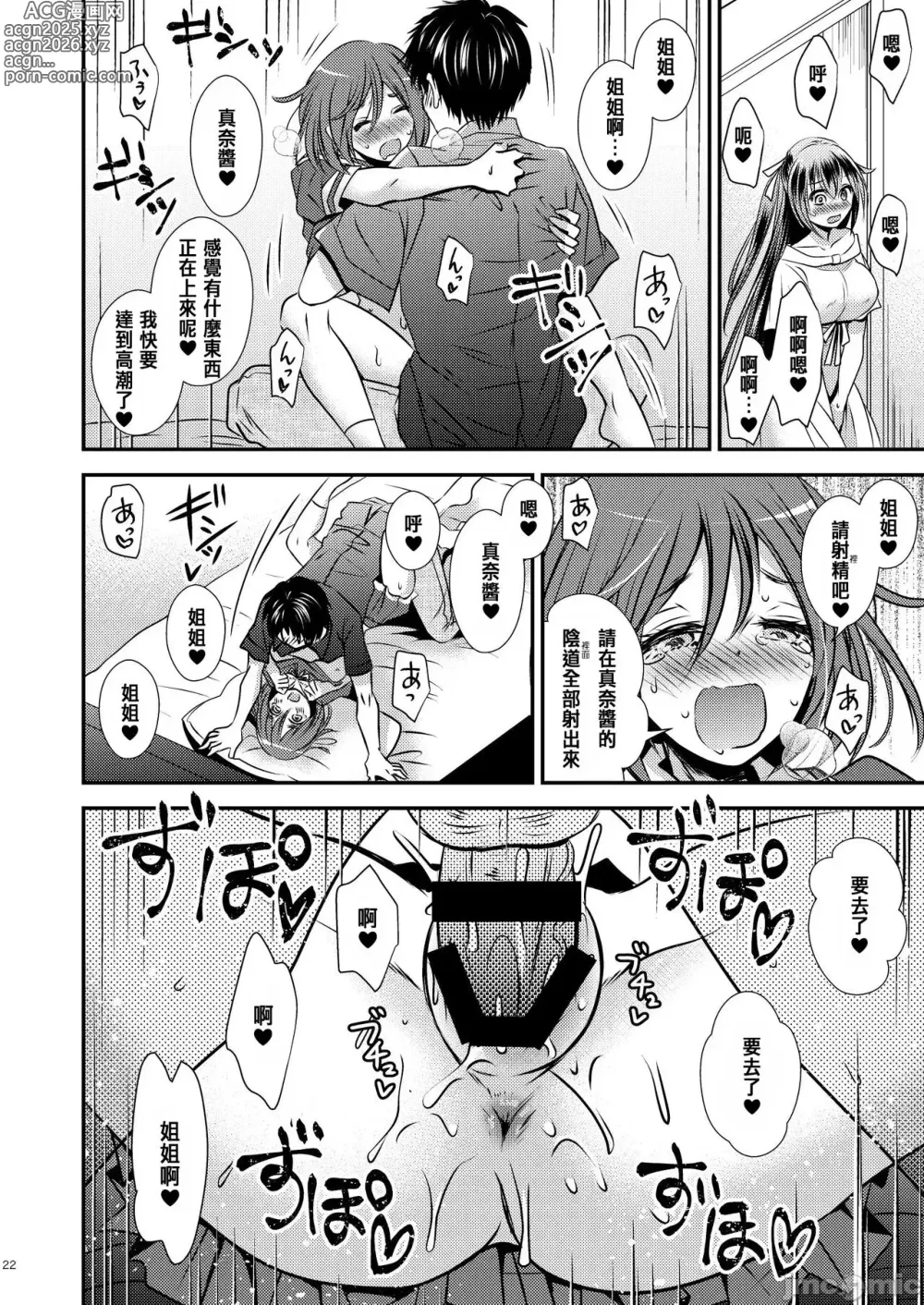 Page 22 of doujinshi 四股クソ女と入れ替わった俺