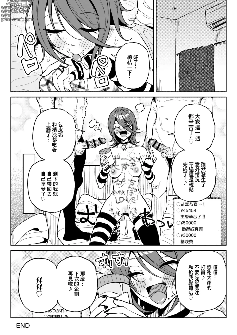 Page 34 of doujinshi 聞鷄系主播一週包皮垢精液生活