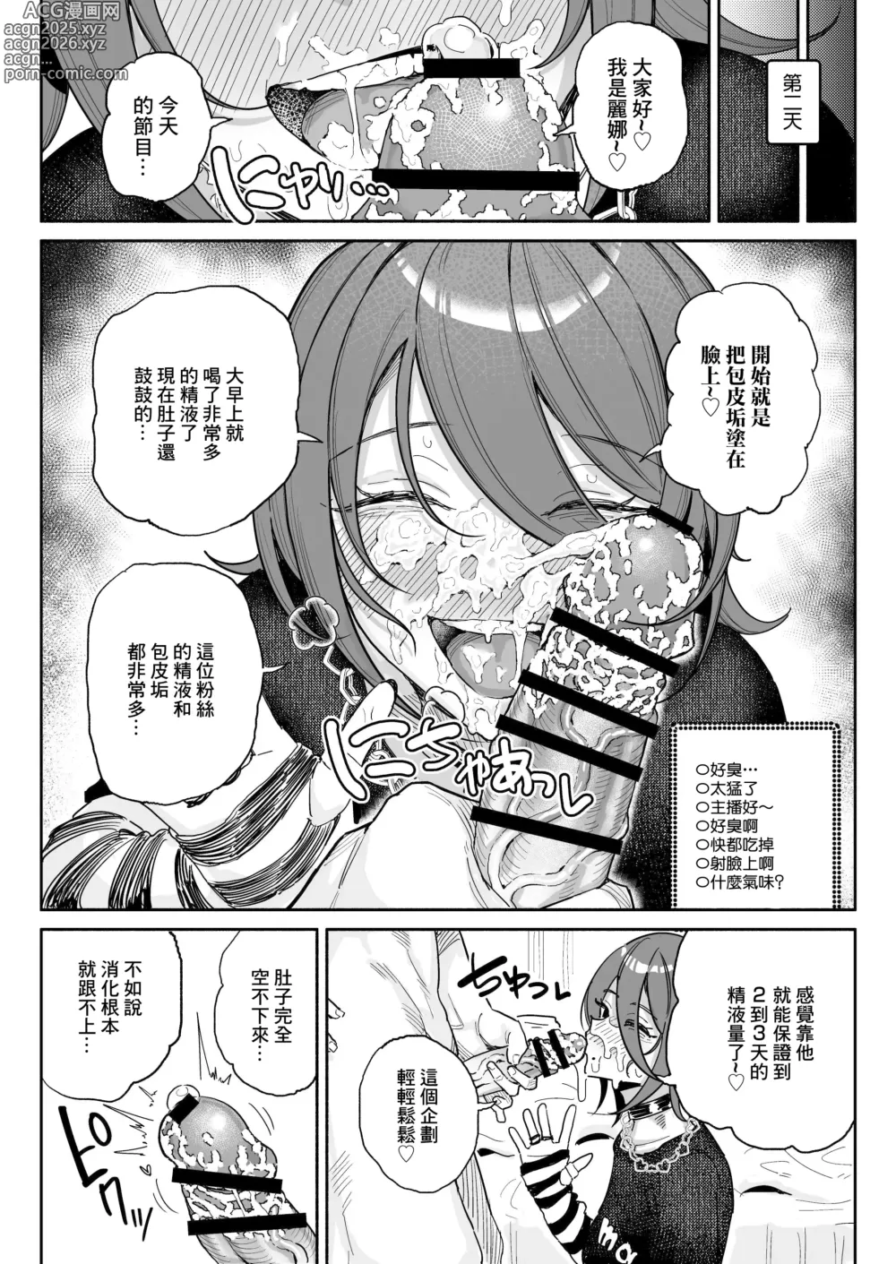 Page 7 of doujinshi 聞鷄系主播一週包皮垢精液生活