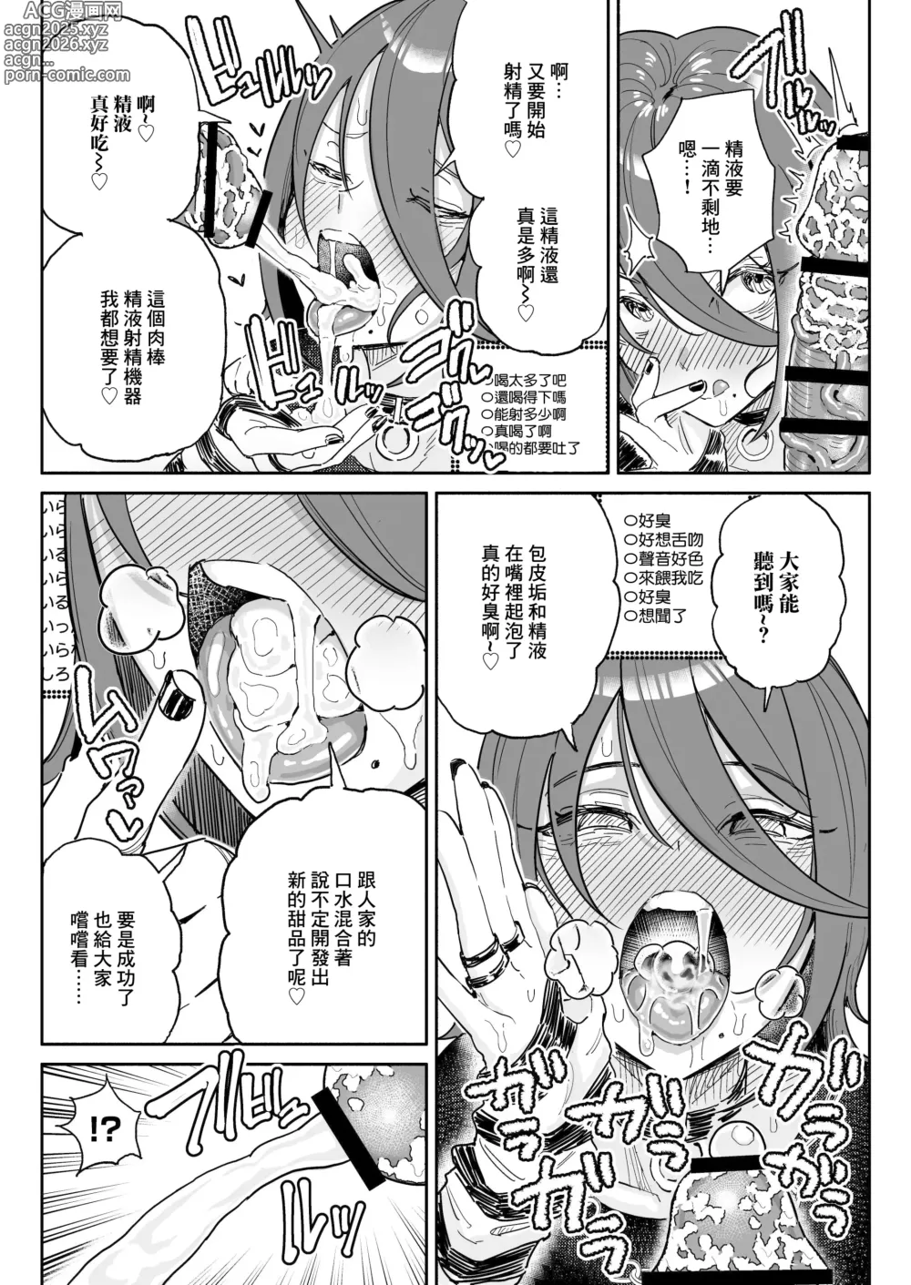 Page 9 of doujinshi 聞鷄系主播一週包皮垢精液生活