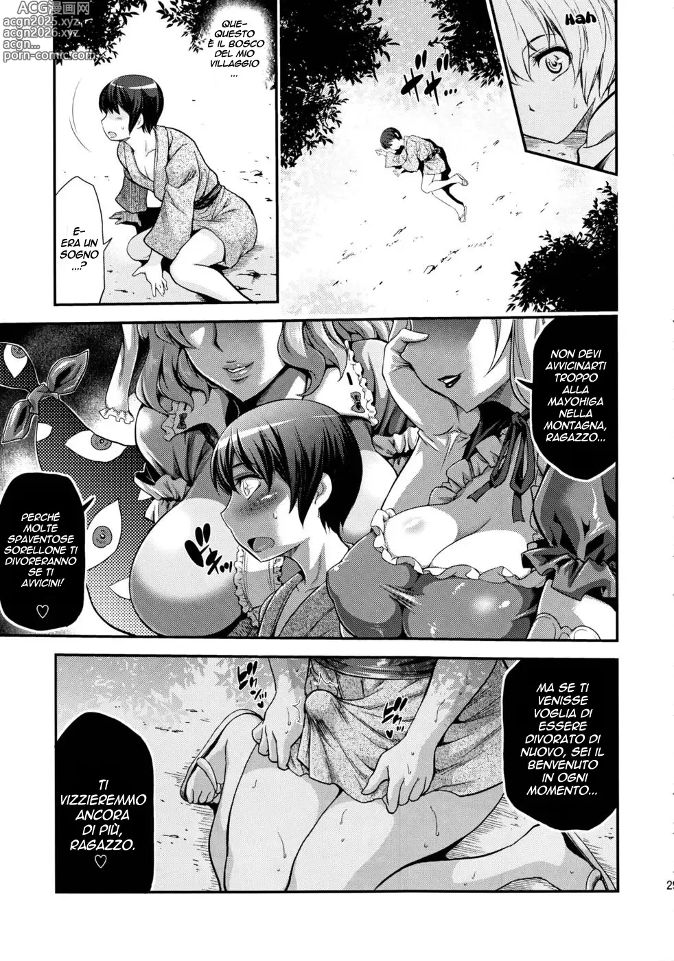 Page 28 of doujinshi Futanarix Touhou - Mayohiga hen