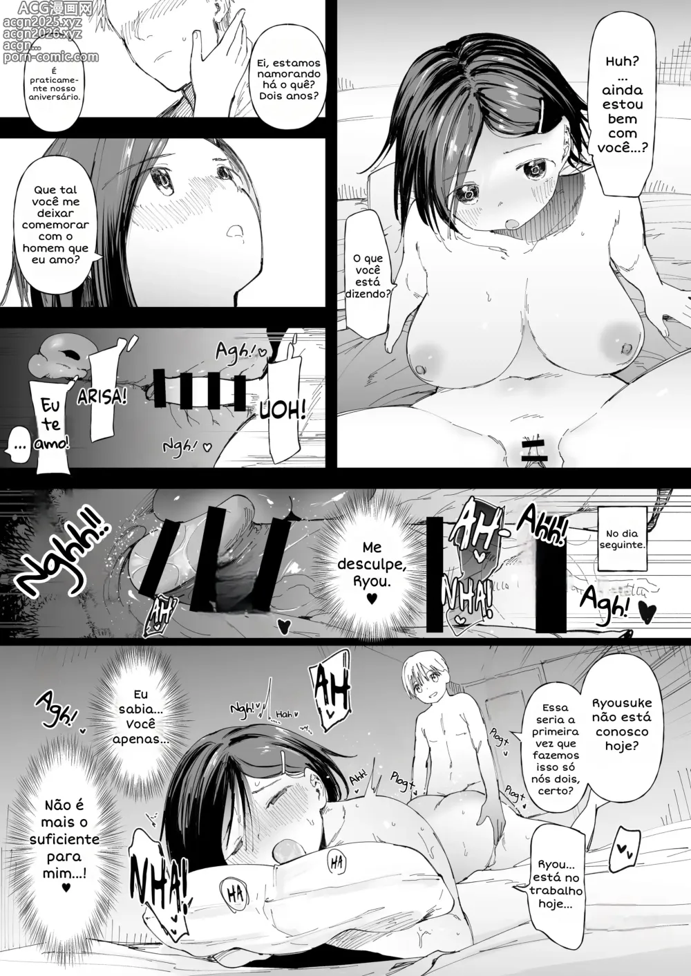 Page 4 of doujinshi Mega Penis Shota Ni Kanojo Netorasete Mita