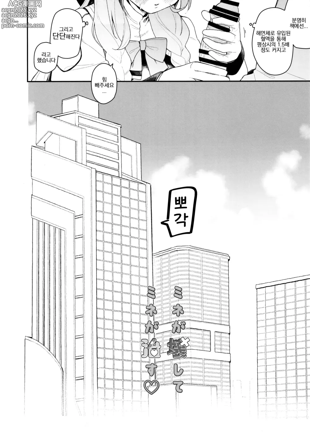 Page 3 of doujinshi 미네가 부수고 미네가 치료한다