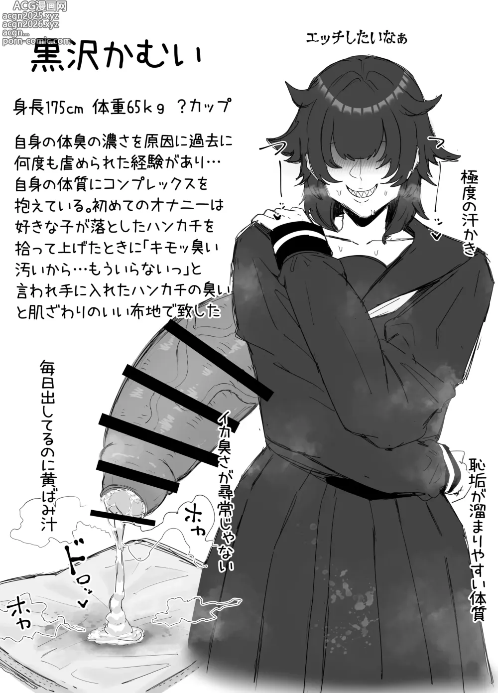 Page 4 of doujinshi キモくて臭い女にあこがれの親友を犯される話