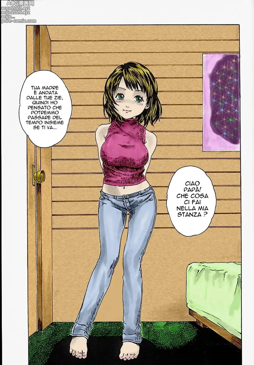 Page 2 of manga Alone with daddy (decensored)