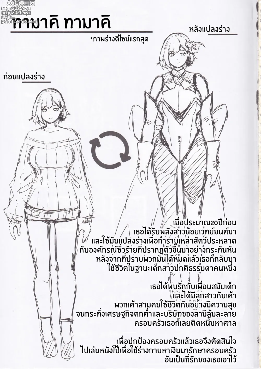 Page 28 of doujinshi เพราะครอบครัวมีปัญหา อดีตสาวน้อยเวทย์มนต์ก็เลยต้องมาเล่นAV!!