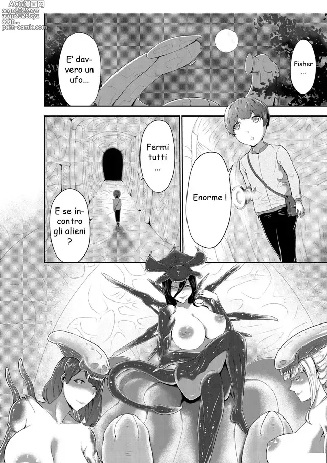 Page 2 of doujinshi Offri il tuo Sperma alla Regina Aliena