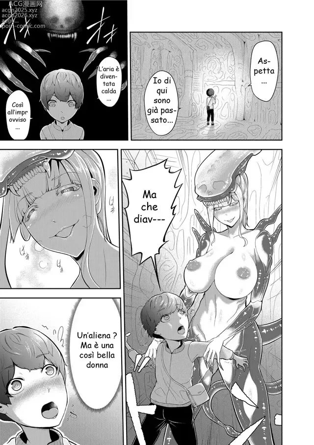 Page 3 of doujinshi Offri il tuo Sperma alla Regina Aliena
