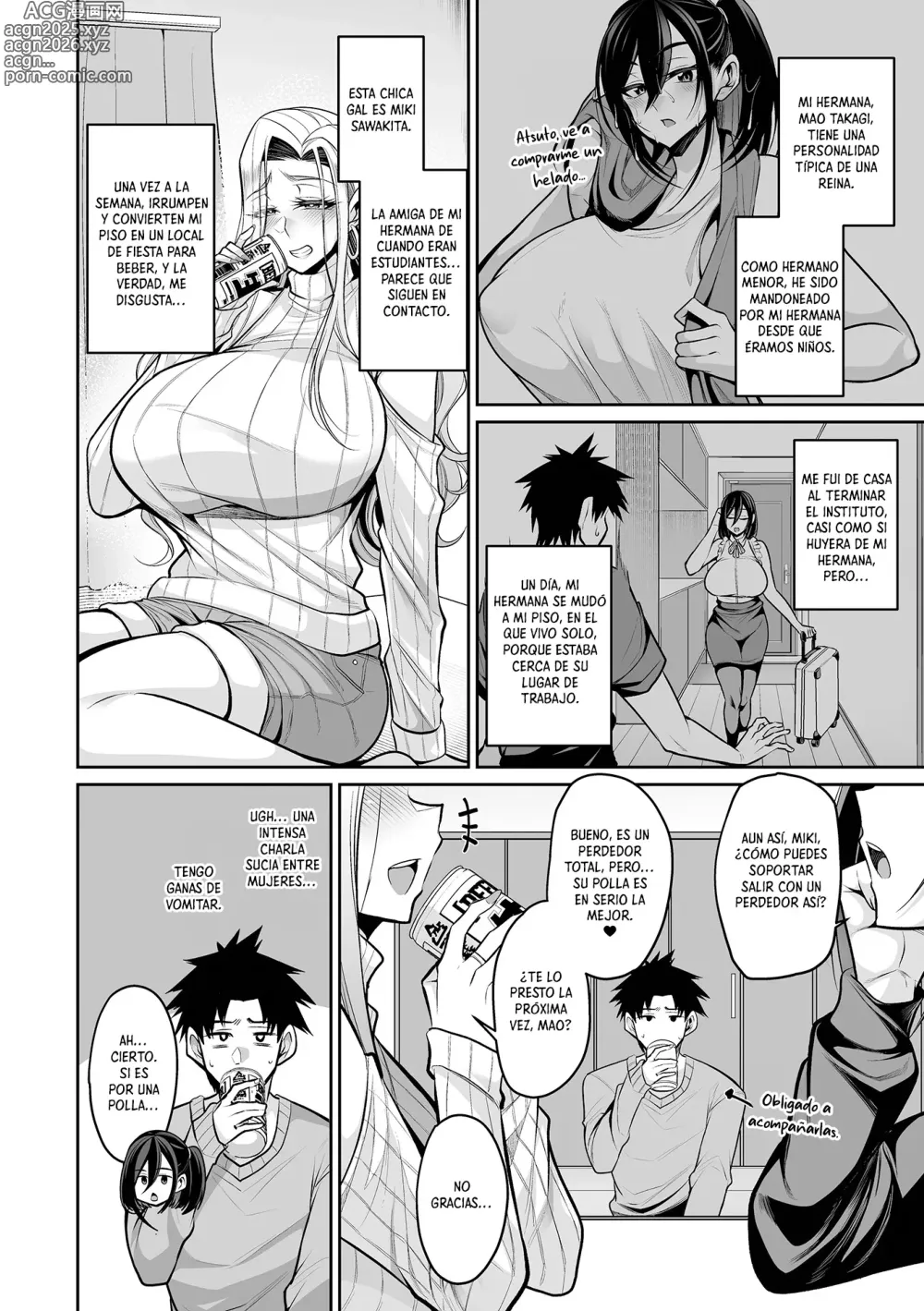 Page 3 of manga La Amiga de mi Hermana Está Detrás de mi Polla