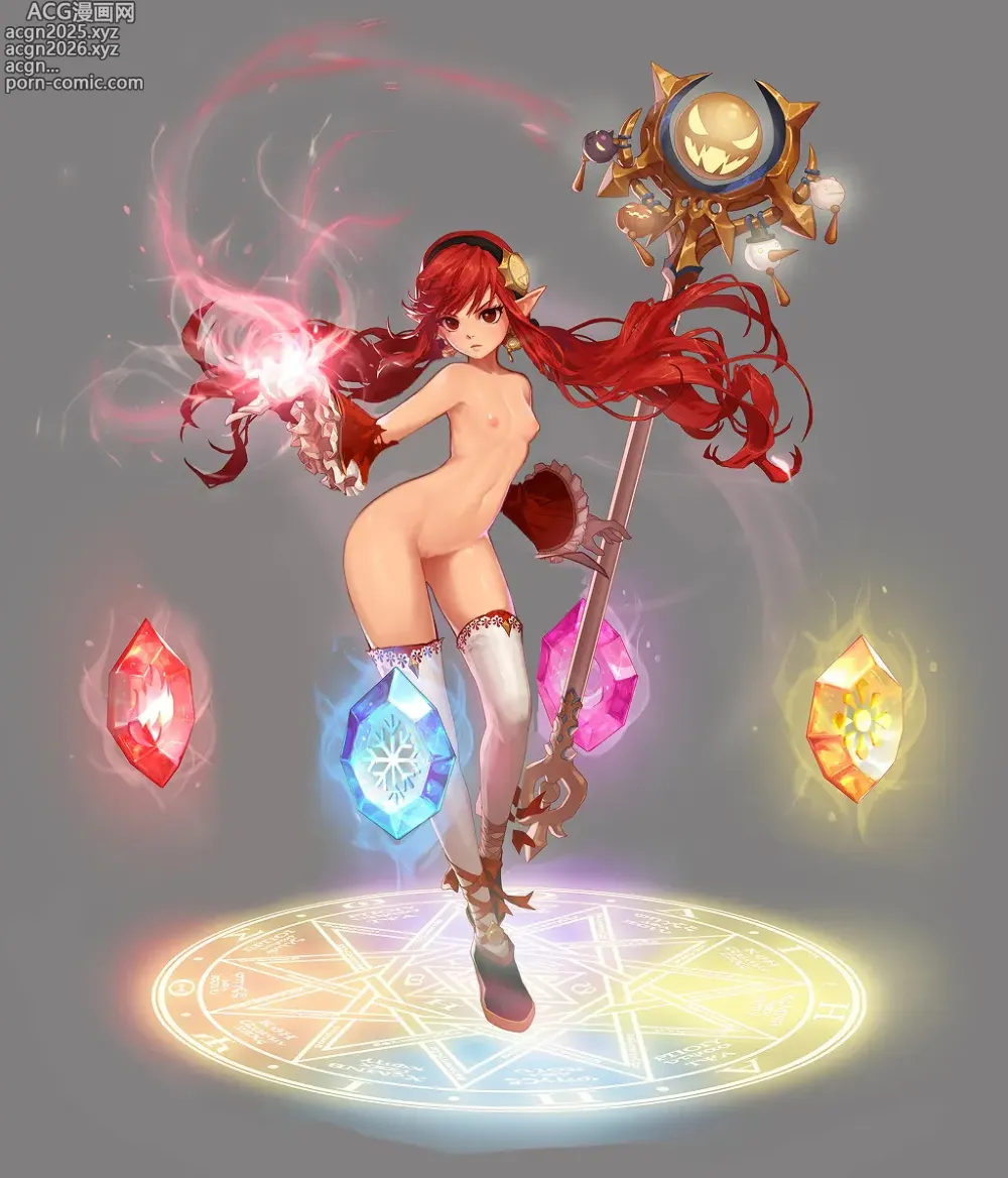 Page 14 of doujinshi dfo female mage nude and misc