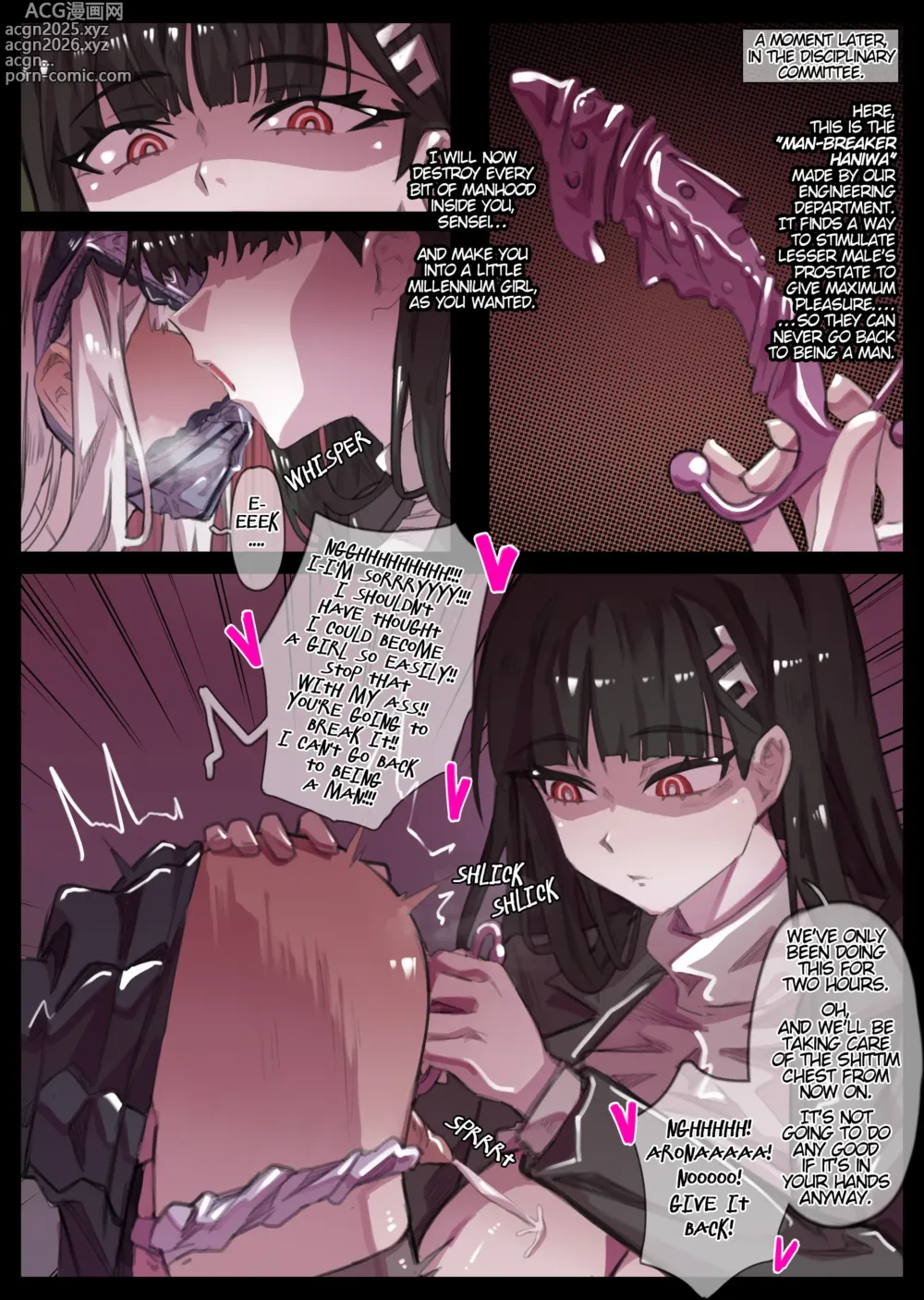 Page 9 of doujinshi Rio Kaichou no Kusozako Sensei Wakarase Choukyou (decensored)