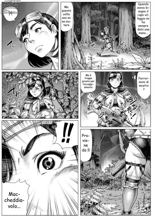 Page 14 of doujinshi MonHan! ~Kuishinbou Hunter no OO Report~